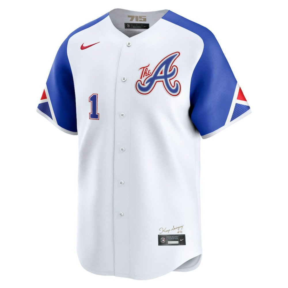 Ozzie Albies Atlanta Braves City Connect Limited Jersey White