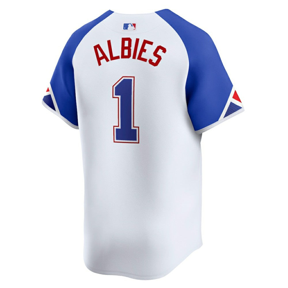 Ozzie Albies Atlanta Braves City Connect Limited Jersey White