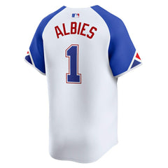 Ozzie Albies Atlanta Braves City Connect Limited Jersey White