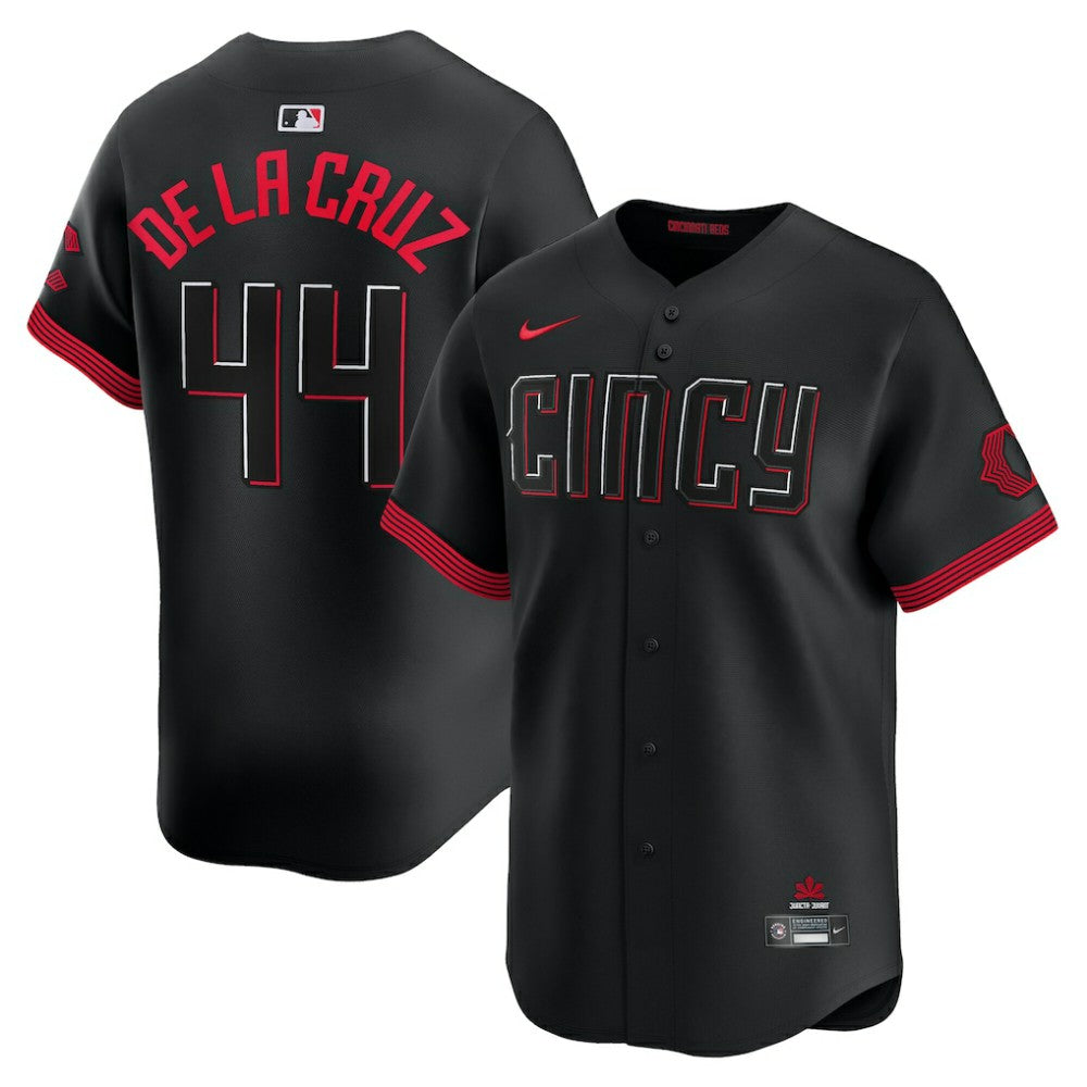 Elly De La Cruz Cincinnati Reds City Connect Limited Jersey Black