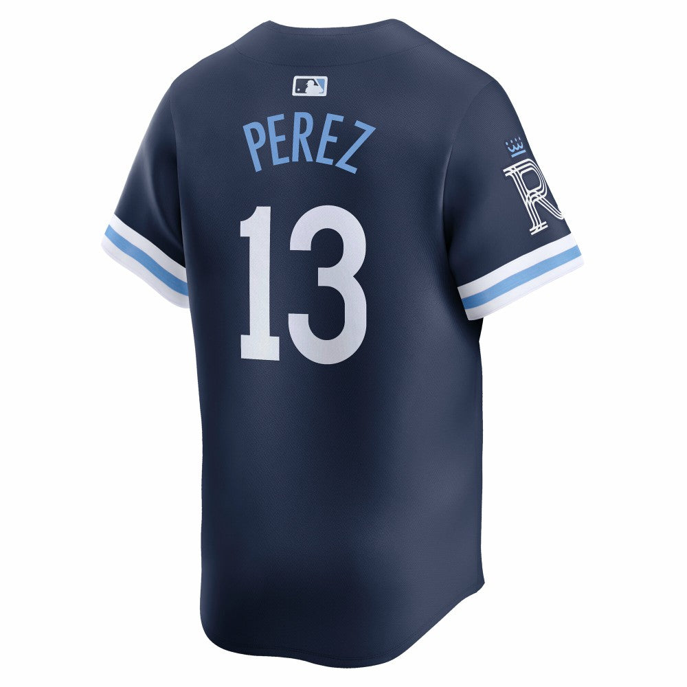 Salvador Perez Kansas City Royals City Connect Limited Jersey Navy