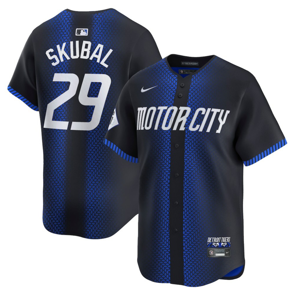 Tarik Skubal Detroit Tigers City Connect Limited Jersey Navy