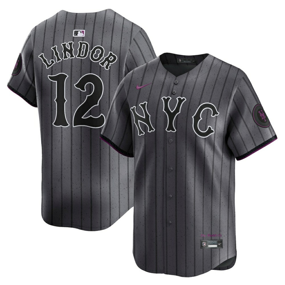 Francisco Lindor New York Mets City Connect Limited Jersey Gray
