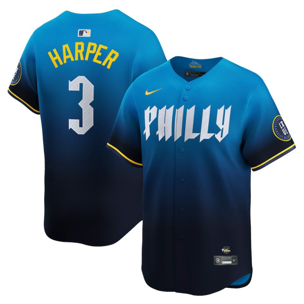 Bryce Harper Philadelphia Phillies City Connect Limited Jersey Blue