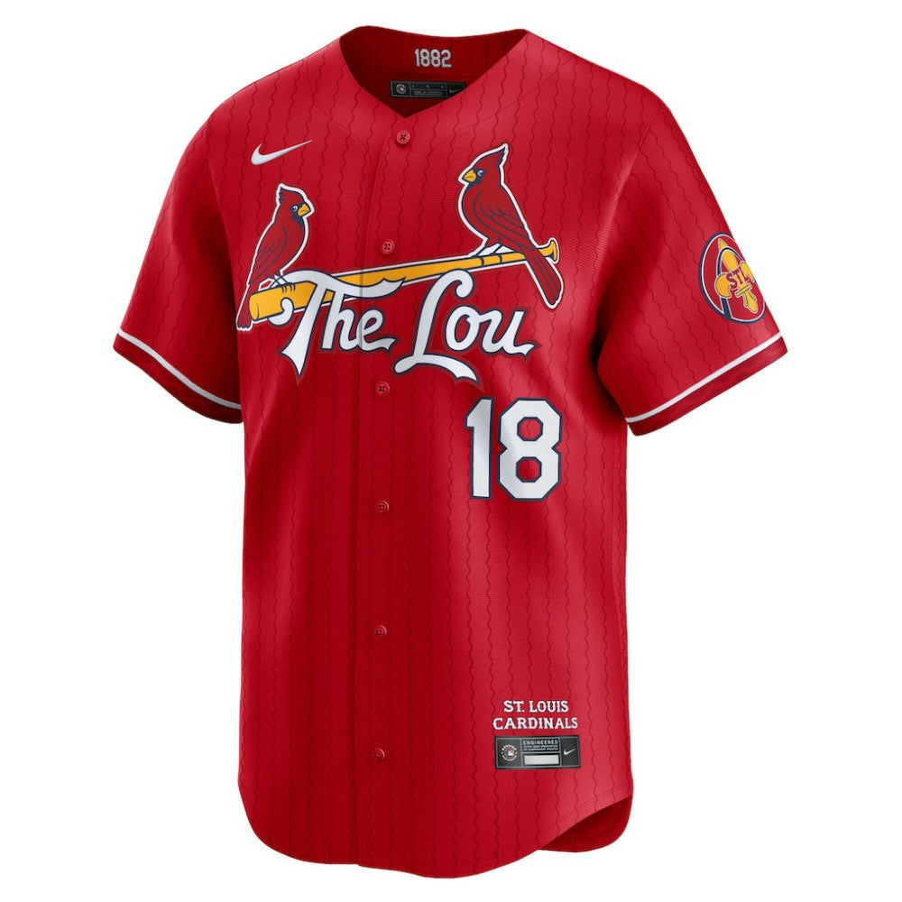 Jordan Walker St. Louis Cardinals City Connect Limited Jersey Red