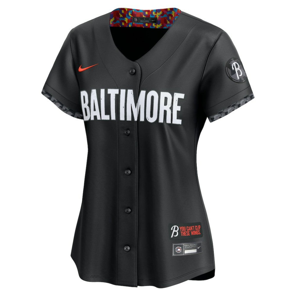 Baltimore Orioles Women's City Connect Limited Jersey Black