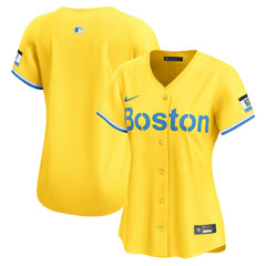 Boston Red Sox Women's City Connect Limited Jersey Yellow