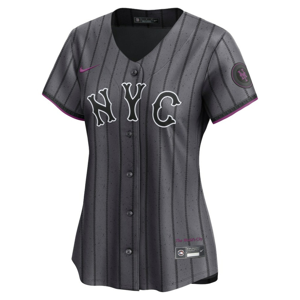 New York Mets Women's City Connect Limited Jersey Gray