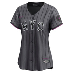 Francisco Lindor New York Mets Women's City Connect Limited Jersey Gray