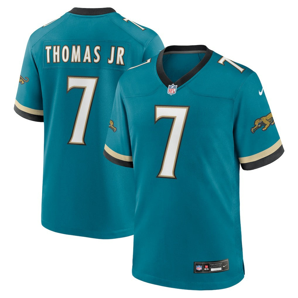 Brian Thomas Jr. Jacksonville Jaguars Alternate Game Jersey - Teal sale