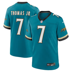 Brian Thomas Jr. Jacksonville Jaguars Alternate Game Jersey - Teal sale
