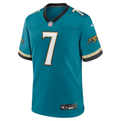 Brian Thomas Jr. Jacksonville Jaguars Alternate Game Jersey - Teal sale