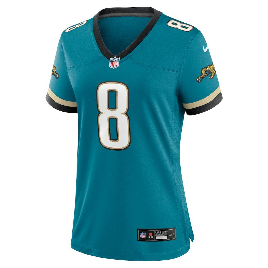 Mark Brunell Jacksonville Jaguars Women's Prowler Throwback Retired Player Game Jersey - Teal discount