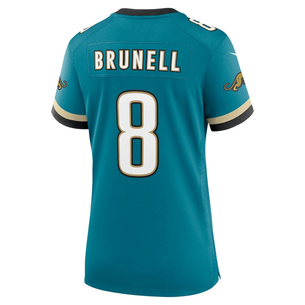 Mark Brunell Jacksonville Jaguars Women's Prowler Throwback Retired Player Game Jersey - Teal discount