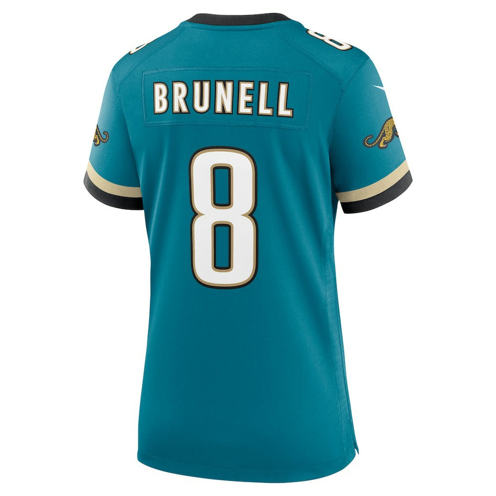 Mark Brunell Jacksonville Jaguars Women's Prowler Throwback Retired Player Game Jersey - Teal discount