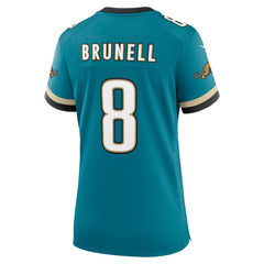 Mark Brunell Jacksonville Jaguars Women's Prowler Throwback Retired Player Game Jersey - Teal discount