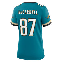Keenan McCardell Jacksonville Jaguars Women's Prowler Throwback Retired Player Game Jersey - Teal online