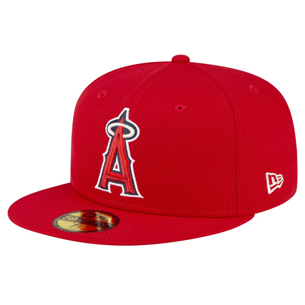 Los Angeles Angels Game Authentic Collection On Field 59FIFTY Fitted Hat Red