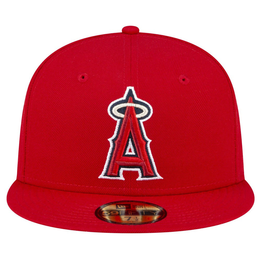 Los Angeles Angels Game Authentic Collection On Field 59FIFTY Fitted Hat Red