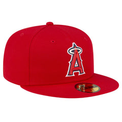 Los Angeles Angels Game Authentic Collection On Field 59FIFTY Fitted Hat Red