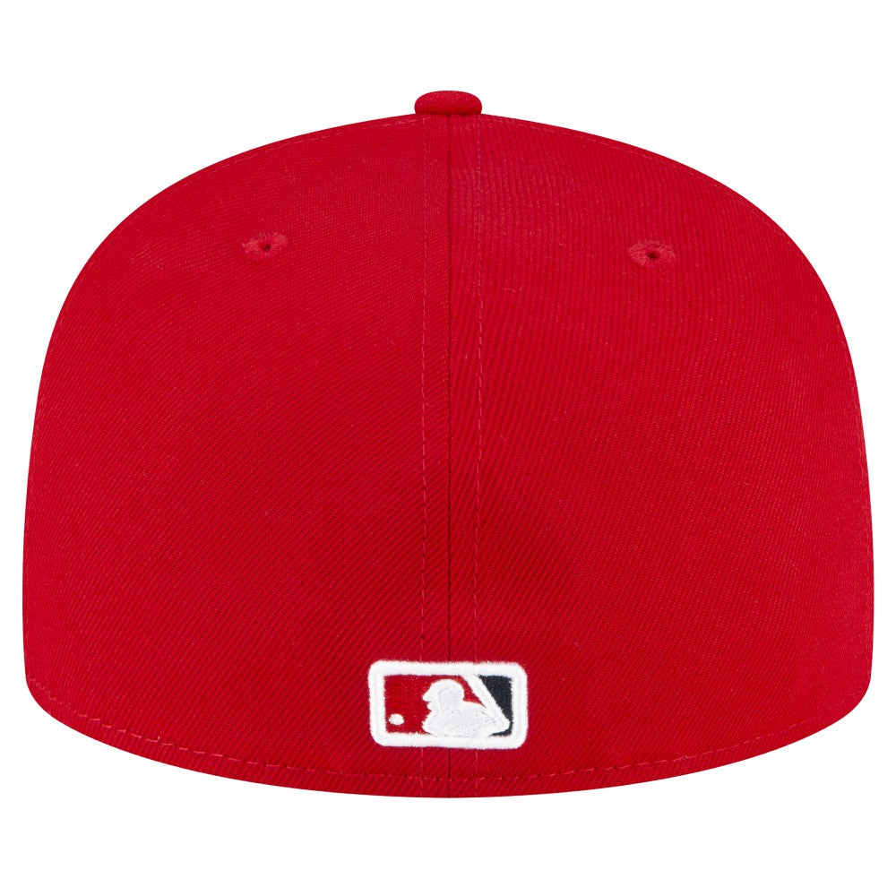 Los Angeles Angels Game Authentic Collection On Field 59FIFTY Fitted Hat Red