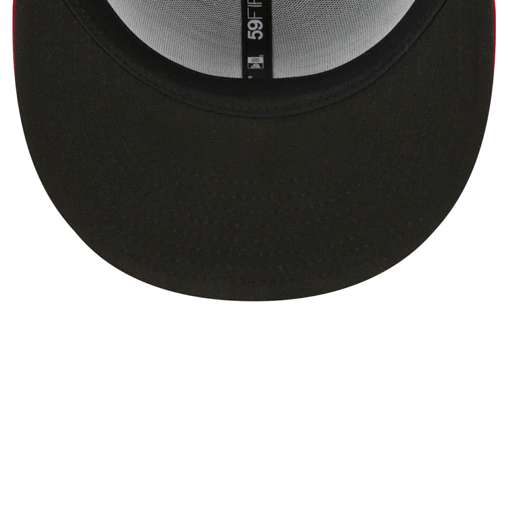 Los Angeles Angels Game Authentic Collection On Field 59FIFTY Fitted Hat Red