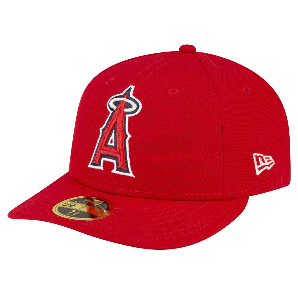 Los Angeles Angels Game Authentic Collection On-Field Low Profile 59FIFTY Fitted Hat Red