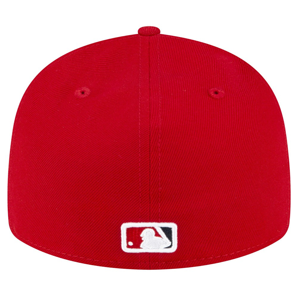 Los Angeles Angels Game Authentic Collection On-Field Low Profile 59FIFTY Fitted Hat Red