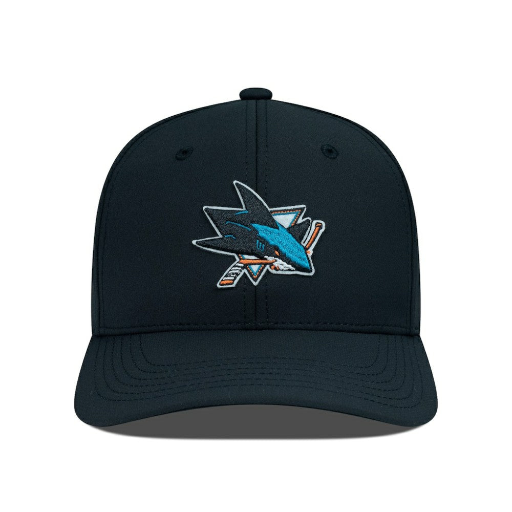 San Jose Sharks Levelwear Rise Flex Hat - Black Hats
