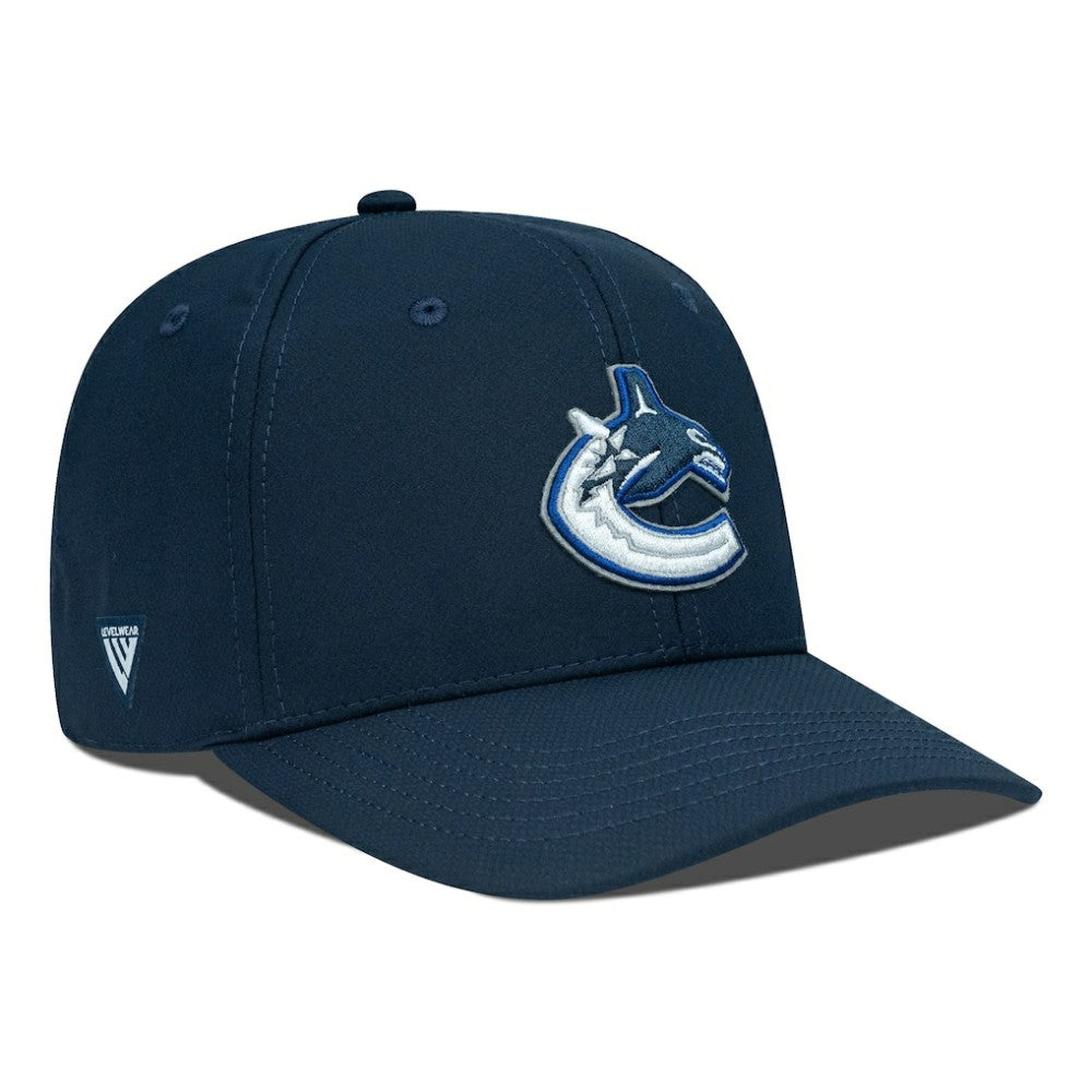 Vancouver Canucks Levelwear Rise Flex Hat - Navy Hats