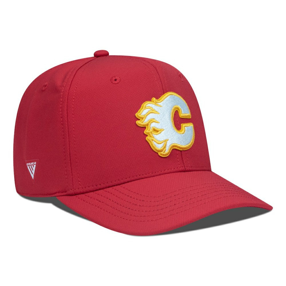 Calgary Flames Levelwear Rise Flex Hat - Red Hats