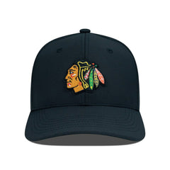 Chicago Blackhawks Levelwear Rise Flex Hat - Black Hats