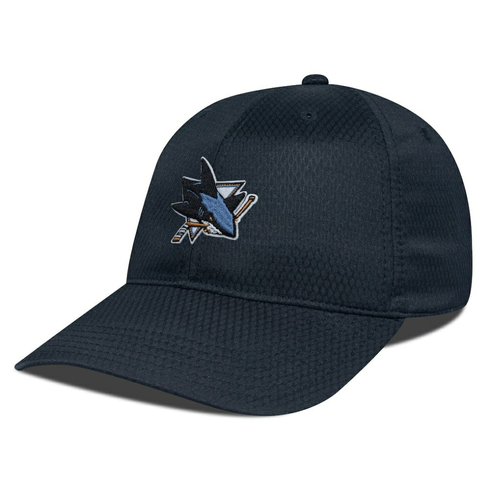 San Jose Sharks Levelwear Matrix Adjustable Hat - Black Hats