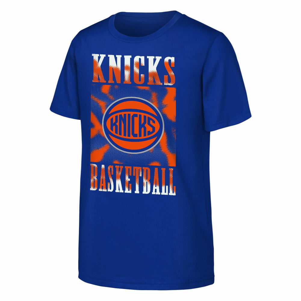 New York Knicks Youth Garage Hero T-Shirt - Blue cheap