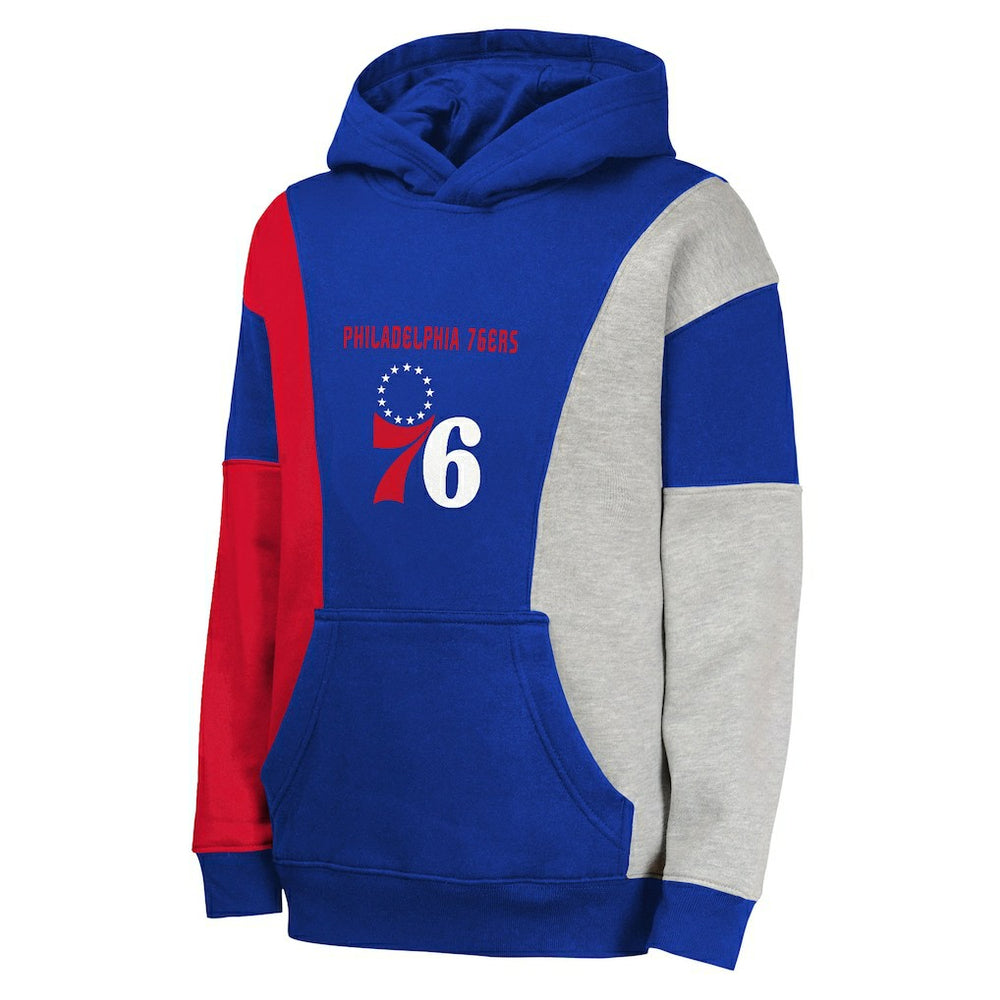 Philadelphia 76ers Youth Ace In the Hole Pullover Hoodie - Blue sale