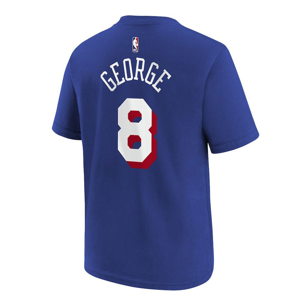 Paul George Philadelphia 76ers Youth Icon Name & Number T-Shirt - Royal outlet