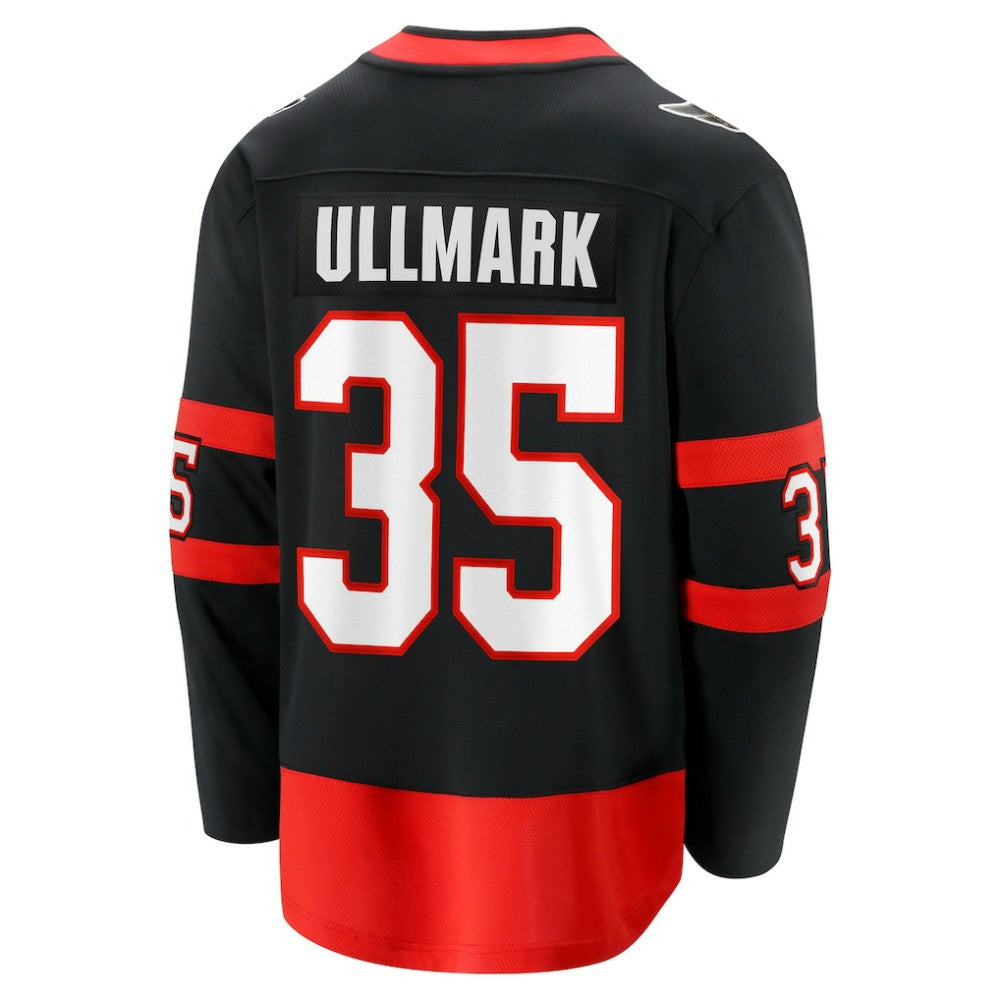 Linus Ullmark Ottawa Senators Fanatics Home Premier Breakaway Player Jersey - Black Jerseys