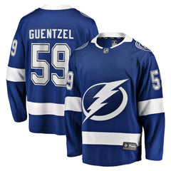 Jake Guentzel Tampa Bay Lightning Fanatics Home Premier Breakaway Player Jersey - Blue Jerseys