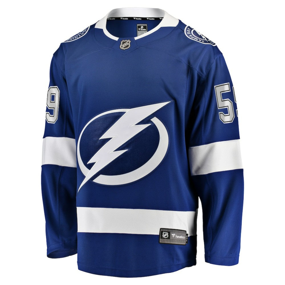 Jake Guentzel Tampa Bay Lightning Fanatics Home Premier Breakaway Player Jersey - Blue Jerseys