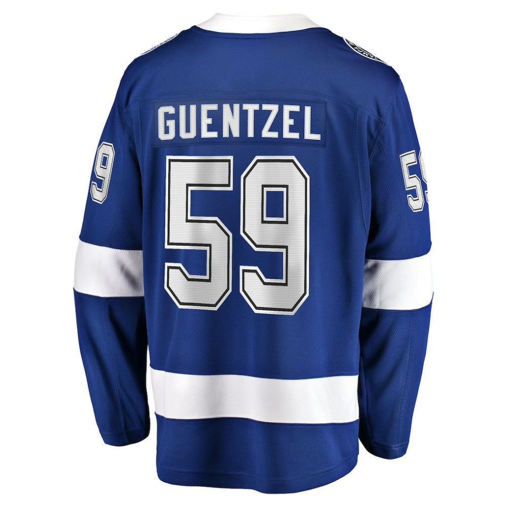 Jake Guentzel Tampa Bay Lightning Fanatics Home Premier Breakaway Player Jersey - Blue Jerseys