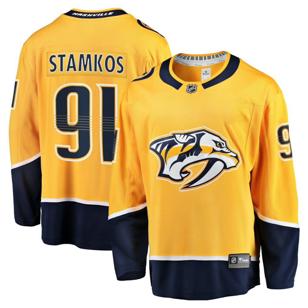 Steven Stamkos Nashville Predators Fanatics Home Premier Breakaway Player Jersey - Gold Jerseys