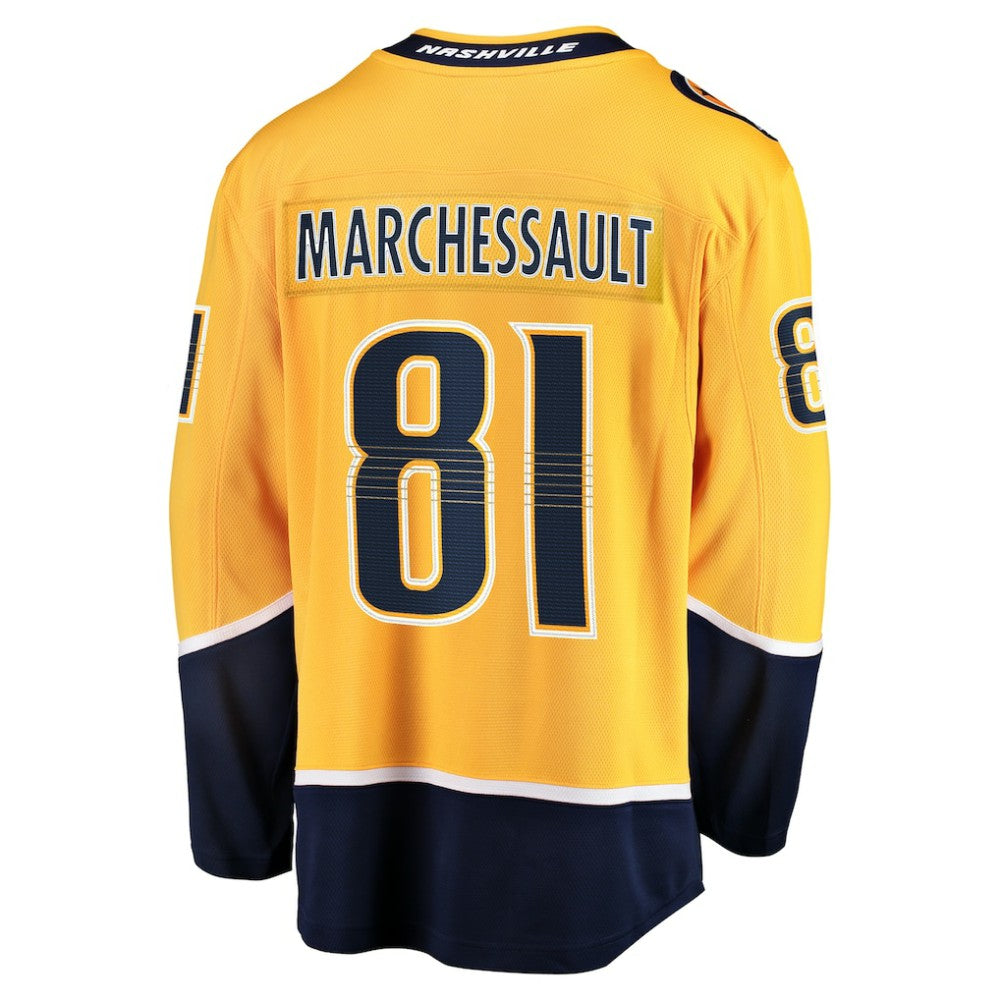 Jonathan Marchessault Nashville Predators Fanatics Home Premier Breakaway Player Jersey - Gold Jerseys
