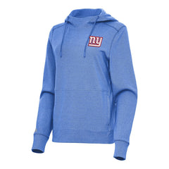 New York Giants Antigua Women's Justice Pullover Hoodie - Heather Royal for sale