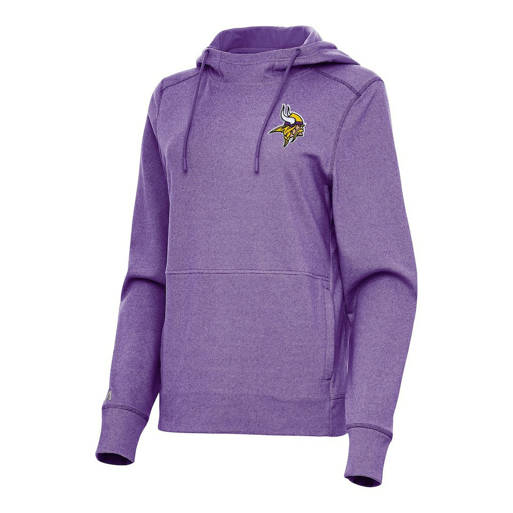 Minnesota Vikings Antigua Women's Justice Pullover Hoodie - Heather Purple for sale