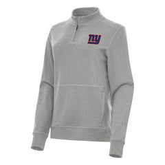 New York Giants Antigua Women's Crush Quarter-Zip Jacket - Heather Gray online