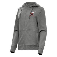 Cleveland Browns Antigua Women's Seeker Full-Zip Hoodie Jacket - Heather Charcoal on sale