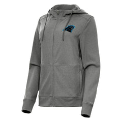 Carolina Panthers Antigua Women's Seeker Full-Zip Hoodie Jacket - Heather Charcoal online