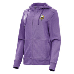 Minnesota Vikings Antigua Women's Seeker Full-Zip Hoodie Jacket - Heather Purple cheap