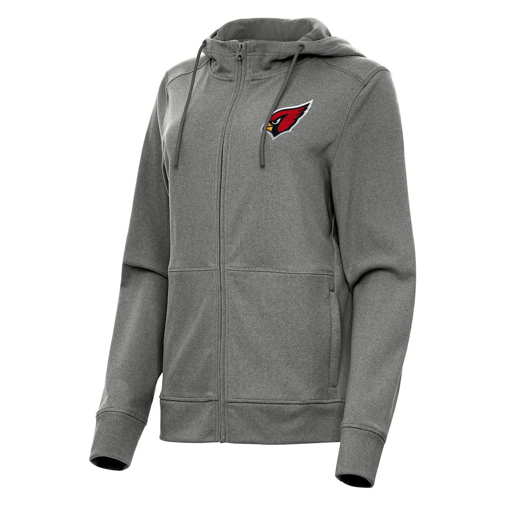 Arizona Cardinals Antigua Women's Seeker Full-Zip Hoodie Jacket - Heather Charcoal sale