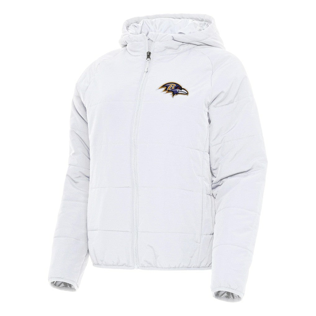 Baltimore Ravens Antigua Women's Universe Full-Zip Hoodie Jacket - White discount